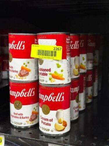 (24) - PC. SET OF CANNED SOUP