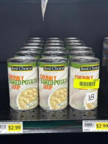 (18) - PC. SET OF CANNED SOUP
