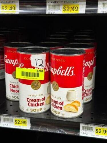 (12) - PC. SET OF CANNED SOUP