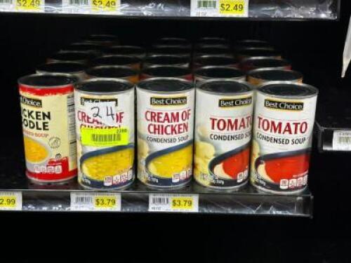 (24) - PC. SET OF CANNED SOUP
