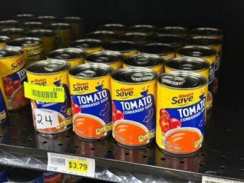 (24) - PC. SET OF CANNED SOUP