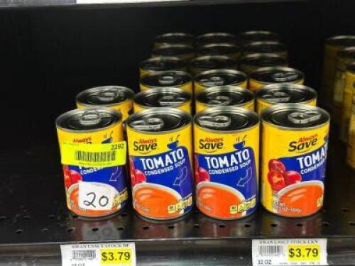 (20) - PC. SET OF CANNED SOUP