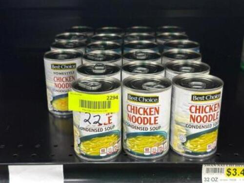 (22) - PC. SET OF CANNED SOUP