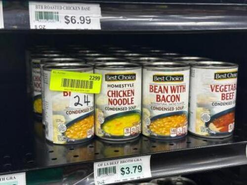 (24) - PC. SET OF CANNED SOUP