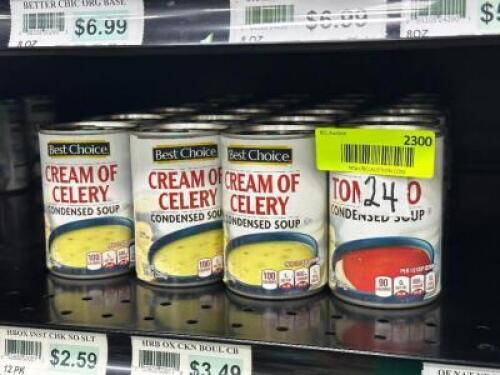 (24) - PC. SET OF CANNED SOUP