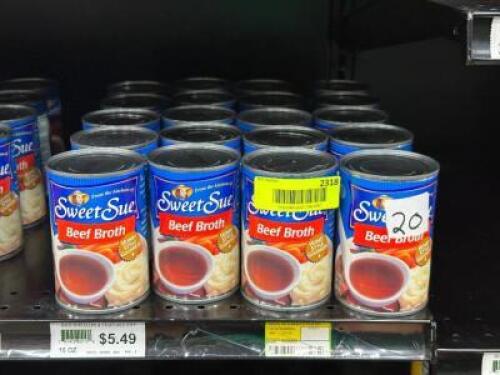 (20) - PC. SET OF CANNED BROTH