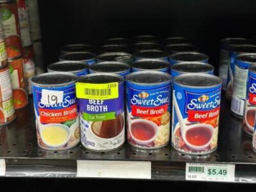 (19) - PC. SET OF CANNED BROTH