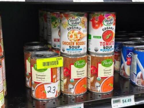 (23) - PC. SET OF CANNED SOUP