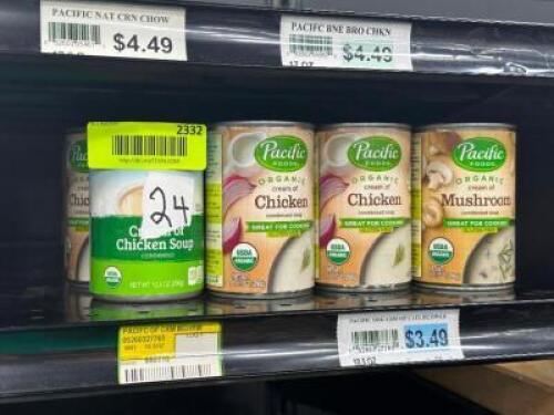 (24) - PC. SET OF CANNED SOUP