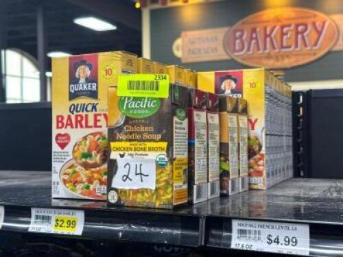 (24) - PC. SET OF CANNED SOUP