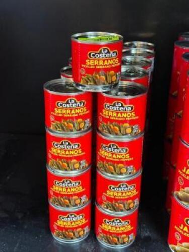 (41) - PC. SET OF PICKLED JALAPENOS