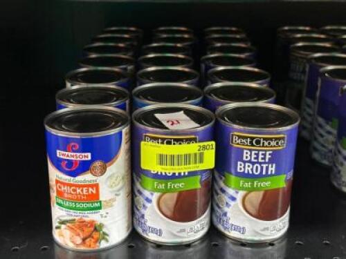 (20) - PC. SET OF CANNED BROTH
