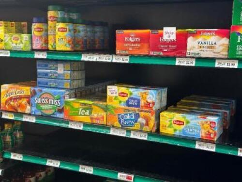 (40) - PC. SET OF ASSORTED TEAS AND DRINKS