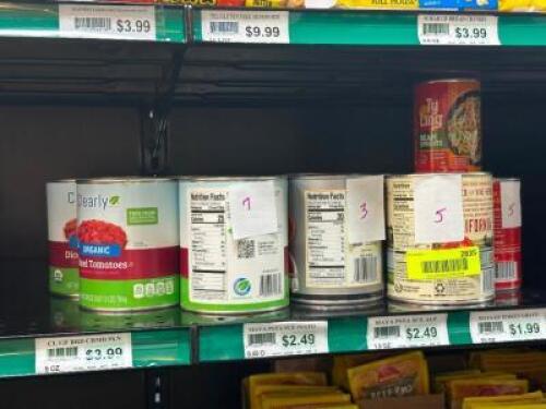 (20) - PC. SET OF CANNED VEGETABLES