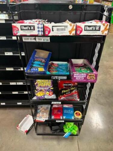 (1) LOT OF ASSORTED CANDY AND SNACKS FROM CHECK OUT LANE
