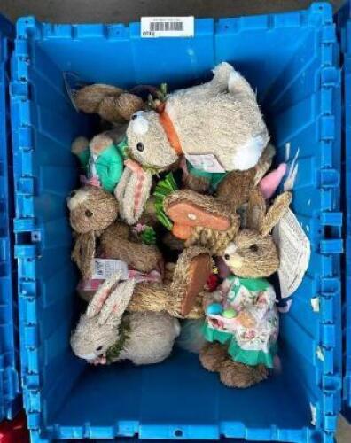 (1) LOT OF ASSORTED EASTER DECORATIONS