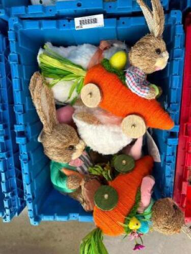 (1) LOT OF ASSORTED EASTER DECORATIONS