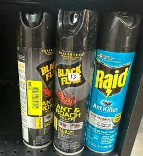 (13) CANS OF BUG SPRAY