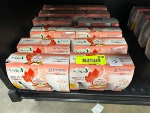 (12) PACKS OF GREAT SCENTS AIR FRESHENER