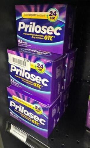 (5) BOXES OF PRILOSEC OTC MEDICATION