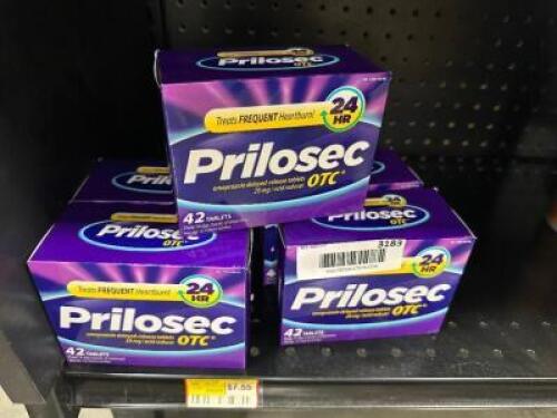 (5) BOXES OF PRILOSEC OTC MEDICATION