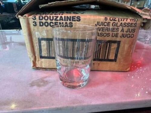 (36) JUICE GLASSES