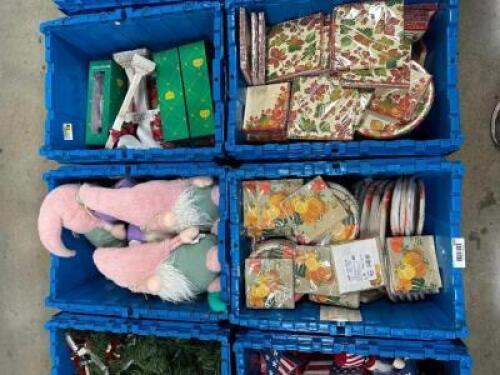 CONTENTS OF PALLET - ASSORTED DECORATIONS.