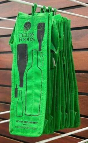 (5) - WINE BOTTLE BAGS