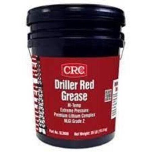 DESCRIPTION: (1) DRILLER RED GREASE BRAND/MODEL: CRC #SL3650 INFORMATION: RED SIZE: 35 LBS RETAIL$: $418.03 EA QTY: 1