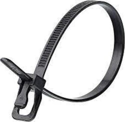 DESCRIPTION: (10) PACKS OF (100) REUSABLE CABLE IES BRAND/MODEL: RETYZ #EVT-V06BK-TA INFORMATION: BLACK SIZE: 6" RETAIL$: $28.52 EA QTY: 10