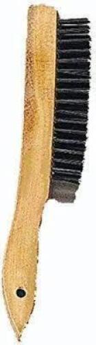 DESCRIPTION: (24) WIRE BRUSH SHOE HANDLE BRAND/MODEL: GAM #BW00416 INFORMATION: WOODEN HANDLE SIZE: 4X16 RETAIL$: $7.25 PER BRUSH QTY: 24
