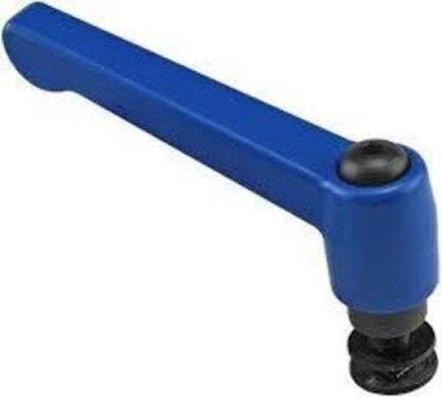 DESCRIPTION: (12) L HANDLE LINEAR BEARING BRAKE KIT BRAND/MODEL: 80/20 IC #40-6805 INFORMATION: BLUE HANDLE SIZE: 40 SERIES, L SHAPE RETAIL$: $19.59 E