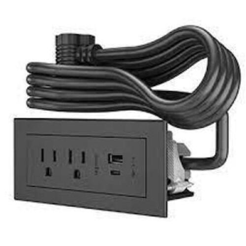 DESCRIPTION: (1) RADIANT OUTLET BRAND/MODEL: WIREMOLD #RDZCBK10 INFORMATION: BLACK SIZE: 10' RETAIL$: $81.59 EA QTY: 1