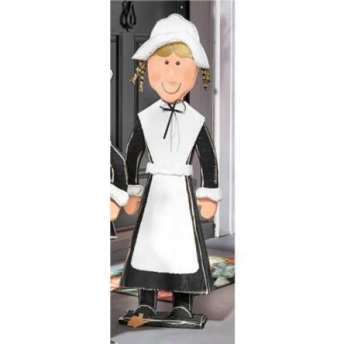 Chunky Wood Cutouts Pilgrim - Woman