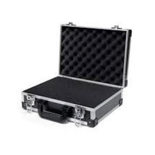 DESCRIPTION: (1) BRIEFCASE STYLE HARD PROTECTIVE CASE WITH FOAM BRAND/MODEL: AGILENT INFORMATION: BLACK WITH SILVER RETAIL$: $583.00 EA QTY: 1