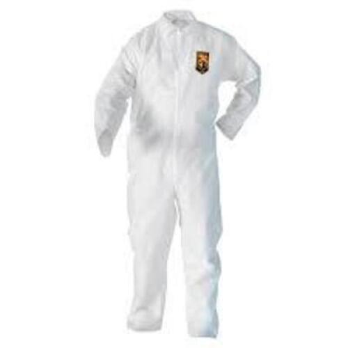 DESCRIPTION: (24) COVERALL WITH ELASTIC WRIST AND ANKLE BRAND/MODEL: KOOLGUARD #107-KG SIZE: SIZE 5XL RETAIL$: $10.98 EA QTY: 24