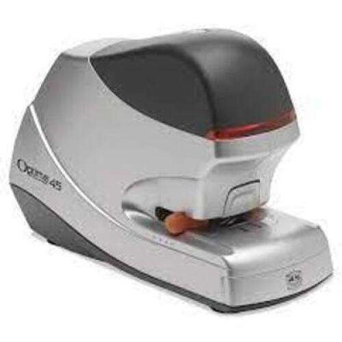 DESCRIPTION: (1) AUTOMATIC STAPLER WITH POWER CORD BRAND/MODEL: OPTIMA #45 INFORMATION: GRAY RETAIL$: $157.95 EA QTY: 1