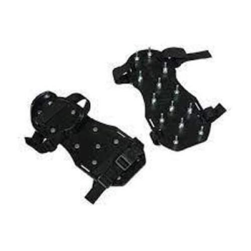 DESCRIPTION: (3)PAIRS OF SPIKED SHOESBRAND/MODEL: PLLYPROPYLENEINFORMATION: BLACKRETAIL$: $37.32 EAQTY: 3