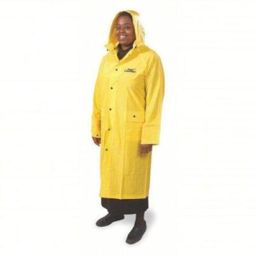 DESCRIPTION: (1) RAIN COAT WITH DETACHABLE HOODBRAND/MODEL: CONDOR #5AD49INFORMATION: YELLOWSIZE: XLRETAIL$: $14.94 EAQTY: 1