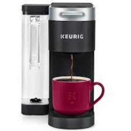DESCRIPTION: (1) SINGLE SERVE K CUP COFFEE MAKERBRAND/MODEL: KEURIGINFORMATION:&nbsp;BLACKSIZE: 1 CUPRETAIL$: $40.00 EAQTY: 1