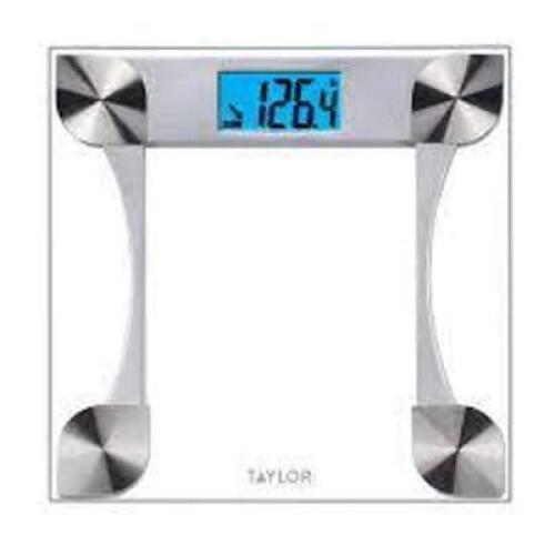 DESCRIPTION: (1) GLASS DIGITAL SCALEBRAND/MODEL: TAYLORSIZE: 440 LB CAPRETAIL$: $24.95 E AQTY: 1