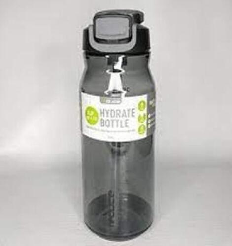DESCRIPTION: (2) HYDRATE BOTTLEBRAND/MODEL: REDUCEINFORMATION: BLACKSIZE: 50 OZRETAIL$: $15.00 EAQTY: 2