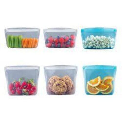 DESCRIPTION: (1) REUSABLE SILICONE BAG SET BRAND/MODEL: PROKEEPER SIZE: 6 PIECE RETAIL$: $27.90 EA QTY: 1