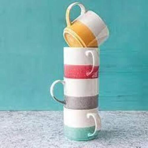 DESCRIPTION: (1) SET OF (4) COFFEE MUGSBRAND/MODEL: OVER AND OVER #1630847INFORMATION:&nbsp;MULTI COLORSSIZE: 16 OZRETAIL$: $19.99 TOTALQTY: 1