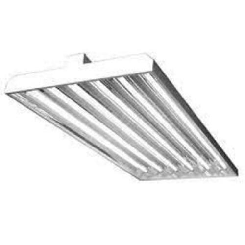 DESCRIPTION: (2) FLUORESCENT INDUSTRIAL HIGH BAY LIGHT BRAND/MODEL: LITHONIA #FGB24 6 54T5HO N1X20 MVOLT ACNS INFORMATION: YELLOW SIZE: 206X10 RETAIL$