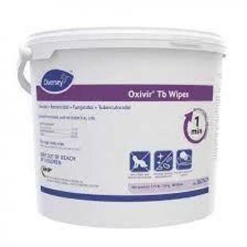 DESCRIPTION: (1) CASE OF (4) TUBS OF (160) WIPES BRAND/MODEL: DIVERSEY XIVIR TB WIPES INFORMATION: GRAY RETAIL$: $150.00 EA QTY: 1