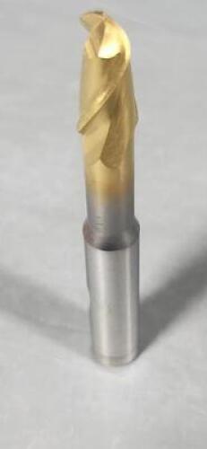 DESCRIPTION: (1) HSS BALL END MILL BRAND/MODEL: NIAGARA N27120 SIZE: 3/8" 3/4" LOC RETAIL$: $40.80 QTY: 1