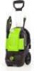 Greenworks GPW1703 1700 PSI 1.2 GPM Vertical Pressure Washer, green