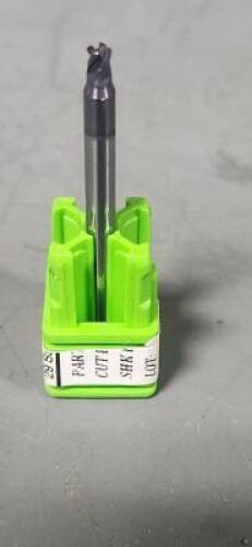 DESCRIPTION: (1) SOLID CARBIDE SQ END MILL BRAND/MODEL: HELICAL HSSP-10060 SIZE: .0940" DIA .0750" LOC /1250" SD RETAIL$: 28.80 EA QTY: 1