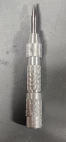 DESCRIPTION: (1) AUTOMATIC CENTER PUNCHBRAND/MODEL: STARRETT 818SIZE: 5/8"RETAIL$: $53.00QTY: 1